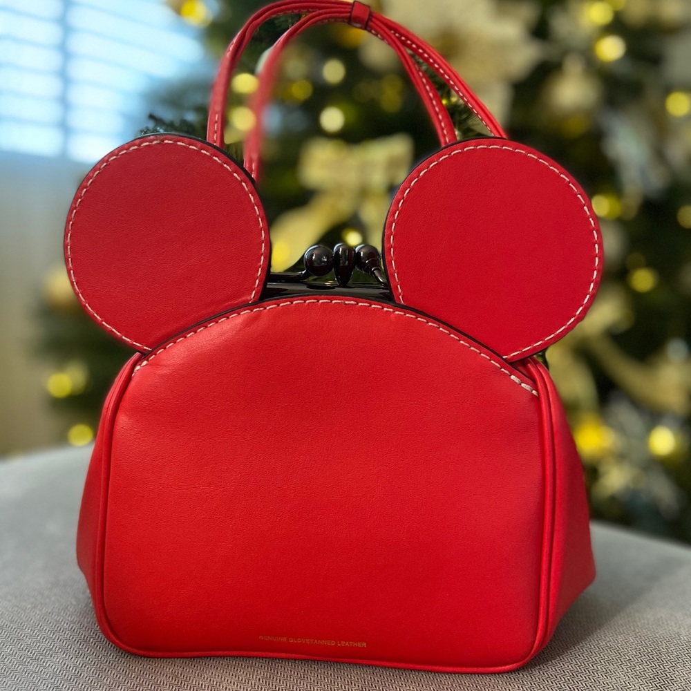 Coach Mickey Mouse Kisslock Chain Bag